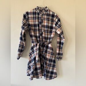 Kiel James Patrick Cozy Cabin Flannel Dress M